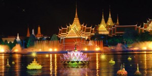 Loy Krathong Festival Sukothai Thailand