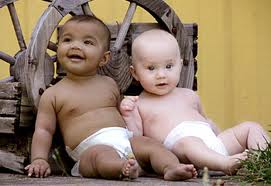 Twins of Different Race