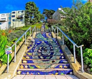 6 San Franciscos Tiled Steps USA | Yina TopMostAmazingStaircasesinWorld