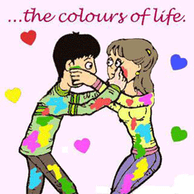 happy holi gif