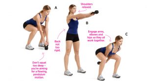 kettlebell swings | Yina kettlebell swings
