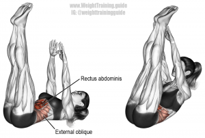 Vertical Leg Crunch | Yina Vertical Leg Crunch